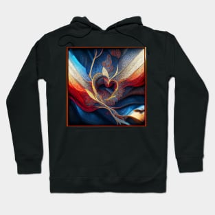 abstract heart Hoodie